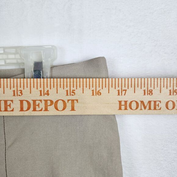 Chicos So Slimming Brigitte Ankle Pants Size 2 US 12 L Beige Pull On Flat Front - Picture 5 of 13